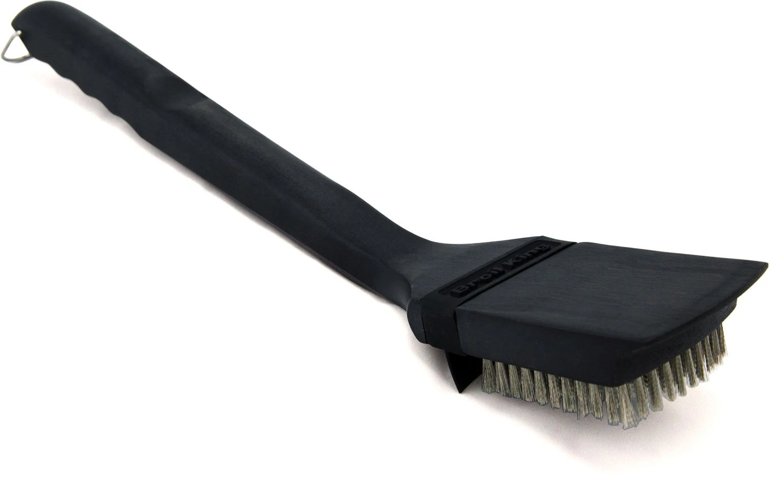 Broil King Holz Grillbürste 47cm Mit Edelstahlborsten + Spritzschutz 3 Broil King Holz Grillbürste 47cm Mit Edelstahlborsten + Spritzschutz – Bild 3