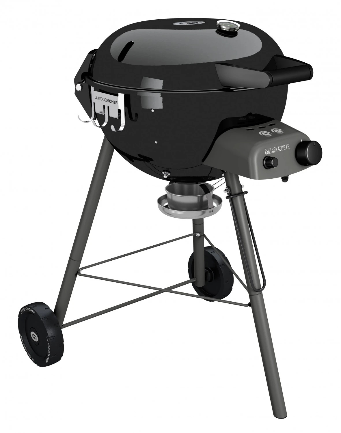 Outdoorchef Gas Kugelgrill Chelsea 480 G LH Schwarz 2 Outdoorchef Gas Kugelgrill Chelsea 480 G LH Schwarz – Bild 2
