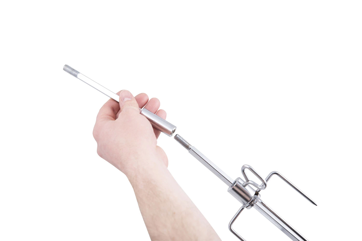 Broil King Pellet Smoker Drehspieß-Set Mit Elektromotor 1 Broil King Pellet Smoker Drehspieß-Set Mit Elektromotor