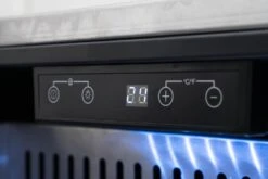 BULL Premium Outdoor Schubladen-Kühlschrank Mit LED Kontrollpanel, IPX4 Spritzwassergeschützt -Bbq Discounter 22280 Bull Kuehlschrank Outdoor Bedienung