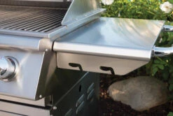 BULL Brahma - Gasgrill Mit Infrarot Backburner Und Rotisserie -Bbq Discounter BULL Grills Edelstahl Seitenablage