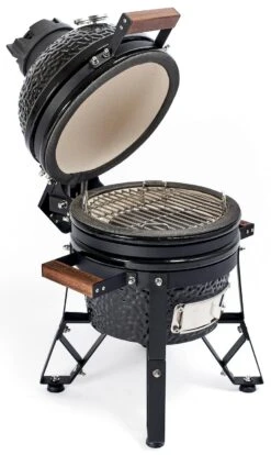 The Bastard Keramikgrill Classic Small - Schwarz Glänzend - Modell 2023 -Bbq Discounter Bastard Grill Classic Small BC206 seitlich