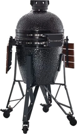 The Bastard Keramikgrill Classic Medium - Complete - Schwarz Glänzend - Modell 2023 -Bbq Discounter Bastard Grill Medium Complete Rueckseite BC203