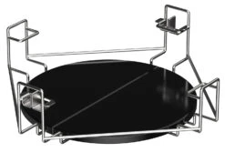 The Bastard Keramikgrill Urban Large - Solo - Schwarz Matt - Modell 2023 -Bbq Discounter Bastard Large Grillrostsystem BB840