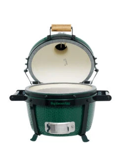 Big Green Egg MiniMax Keramikgrill Starter - Paket -Bbq Discounter Big Green Egg MiniMax Carrier deckel offen 2