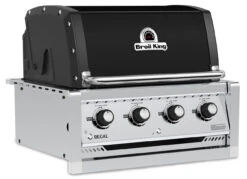 Broil King Regal 420 Black Einbaugrill - Grillfürst Deal Mit Zusätzlichen Edelstahl Grillrosten - Modell 2023 -Bbq Discounter Broil King Regal 420 Black Built In Gasgrill Seitenansicht links 4 1624538210