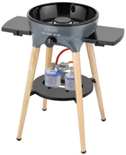 CADAC Gasgrill Citi Chef 40 FS BBQ / Dome Steel Grey, 30 Mbar -Bbq Discounter CADAC Citi Chef 40 FS Steel Grey 2 Gaskartuschen 1