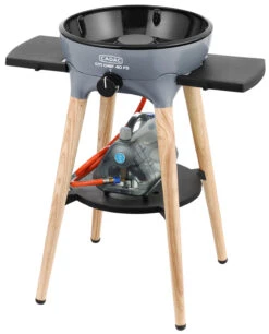 CADAC Gasgrill Citi Chef 40 FS BBQ / Dome Steel Grey, 50 Mbar -Bbq Discounter CADAC Citi Chef 40 FS Steel Grey 3 Gaskartuschen