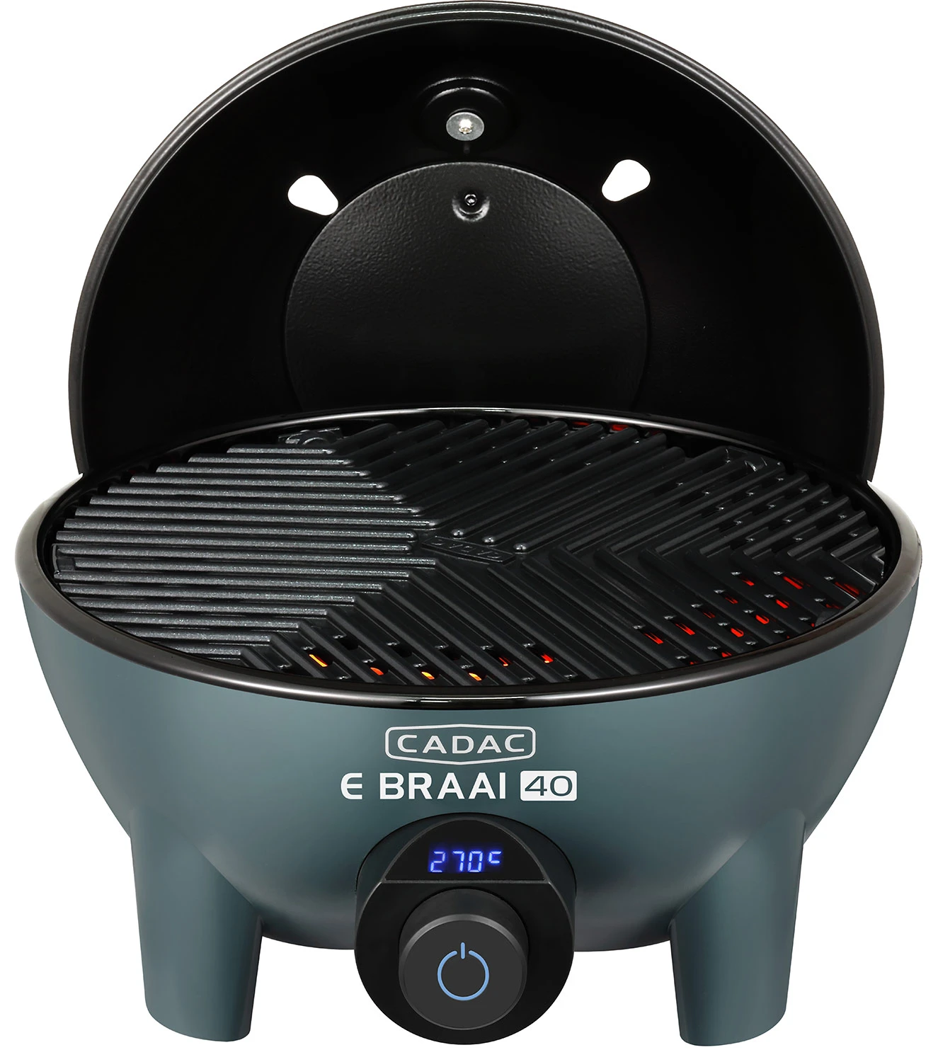 CADAC Elektrogrill Tischgrill E-Braai 40 BBQ / Dome Petrol 2 CADAC Elektrogrill Tischgrill E-Braai 40 BBQ / Dome Petrol – Bild 2
