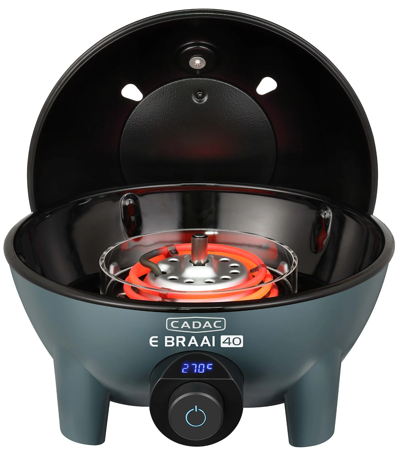 CADAC Elektrogrill Tischgrill E-Braai 40 BBQ / Dome Petrol 4 CADAC Elektrogrill Tischgrill E-Braai 40 BBQ / Dome Petrol – Bild 4