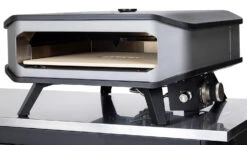 COZZE Pizzaofen Gas 42,5 Cm (17") Mit Thermometer - Inkl. Pizzastein -Bbq Discounter Cozze Gas Pizzaofen Thermometer 17 Zoll