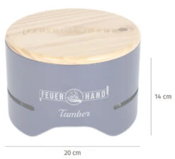 Feuerhand Tischgrill Tamber Blau -Bbq Discounter Feuerhand Tamber Tischgrill Blau Abmessungen