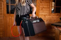 Grillfürst G201E 2-Brenner Gasgrill Portabel V2 - Campinggrill / Balkongrill 50mbar -Bbq Discounter Grillfuerst Camping Gasgrill G201 Transport 2