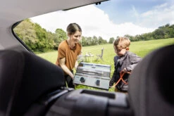 Grillfürst G201E 2-Brenner Gasgrill Portabel V2 - Campinggrill / Balkongrill 50mbar -Bbq Discounter Grillfuerst Campinggrill transportabel mobiler Grill