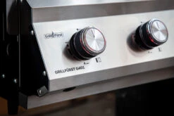 Grillfürst G401E 4-Brenner Einbaugrill - Eintracht Frankfurt Edition - Edelstahlroste -Bbq Discounter Grillfuerst Eintracht Frankfurt Gasgrill Drehregler