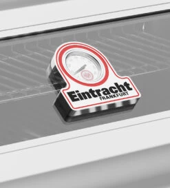 Grillfürst G401E 4-Brenner Einbaugrill - Eintracht Frankfurt Edition - Edelstahlroste -Bbq Discounter Grillfuerst Eintracht Frankfurt Grill Deckelthermometer SS