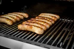 Grillfürst G510G 5-Brenner Gasgrill Mit Hochtemperaturbrenner Und Gusseisen Rosten - Feuerwehr Edition -Bbq Discounter Grillfuerst Gasgrill Bratwurst