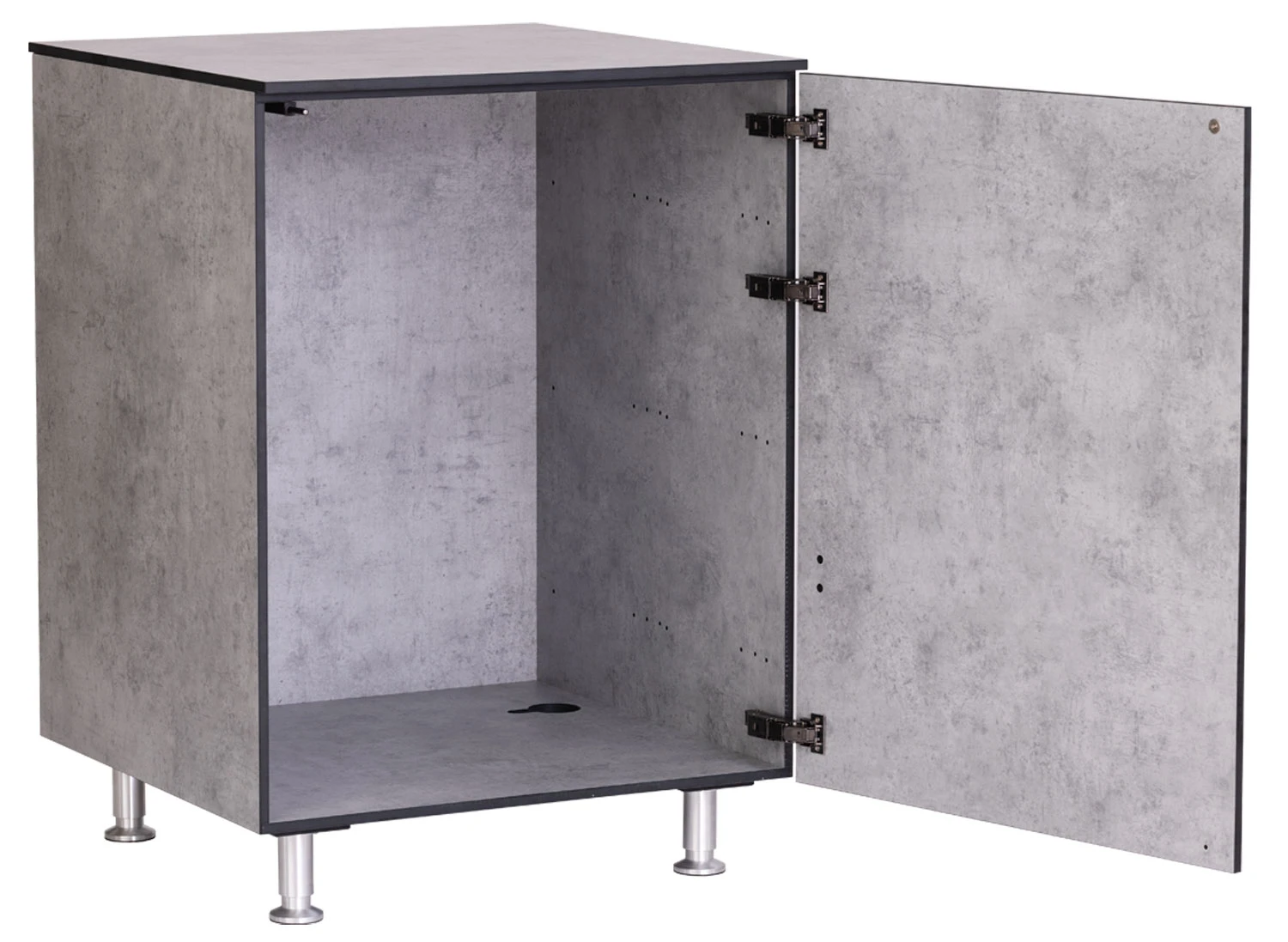 Grillfürst Outdoor Küche Schrank Modul Klein OKS66 Beton 2 Grillfürst Outdoor Küche Schrank Modul Klein OKS66 Beton – Bild 2