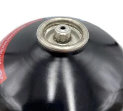 Grillfürst Kombi Kartuschen-Druckregler 50 Mbar - X-DEAL Inkl. 12 Grillfürst Gaskartuschen -Bbq Discounter Grillfuerst Schraubkartusche mit Gewinde und Ventil