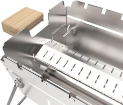 Knister Edelstahl-Gasgrill - Ausziehbarer Kompaktgrill 16 Knister Edelstahl-Gasgrill - Ausziehbarer Kompaktgrill -Bbq Discounter Knister Edelstahl Gasgrill Kompaktgrill Montage Abstrahlblech 8 1630930084