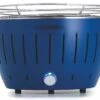 LotusGrill S - Holzkohle Tischgrill - Tiefblau Inkl. Tasche