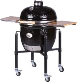 Monolith Grill LeCHEF BBQ GURU - PRO-Serie 2.0 Schwarz - MIT Gestell Und Seitentischen - Inkl. DynaQ Controller Set -Bbq Discounter Monolith Keramik Grill BBQ GURU Le Chef PRO Serie 2 0 129030 3 1688034463