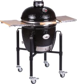 Monolith Grill CLASSIC PRO-Serie 2.0 Schwarz - MIT Gestell Und Seitentischen -Bbq Discounter Monolith Keramik Grill Classic PRO Serie 2 0 121001 black 3