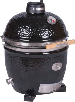 Monolith Grill Junior PRO Serie 2.0 Schwarz - OHNE Gestell -Bbq Discounter Monolith Keramik Grill Junior PRO Serie 2 0 121022 black 11