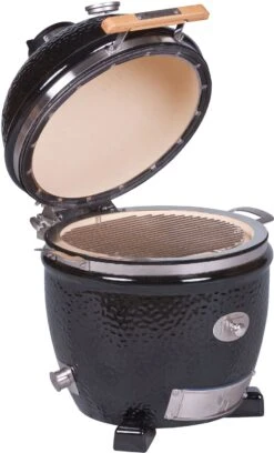 Monolith Grill Junior PRO Serie 2.0 Schwarz - OHNE Gestell -Bbq Discounter Monolith Keramik Grill Junior PRO Serie 2 0 121022 black 12