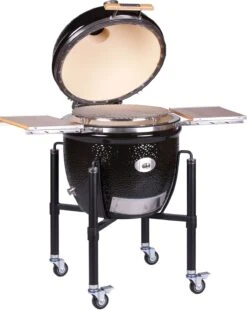 Monolith Grill LeCHEF PRO-Serie 2.0 Schwarz - MIT Gestell Und Seitentischen 9 Monolith Grill LeCHEF PRO-Serie 2.0 Schwarz - MIT Gestell Und Seitentischen -Bbq Discounter Monolith Keramik Grill Le Chef PRO Serie 2 0 121030 black 4