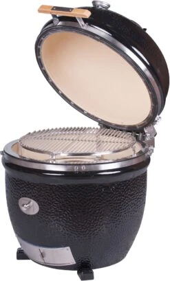 Monolith Grill LeCHEF PRO-Serie 2.0 Schwarz - OHNE Gestell Und Seitentische -Bbq Discounter Monolith Keramik Grill Le Chef PRO Serie 2 0 121031 black 11