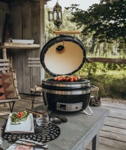 Monolith ICON Black Keramikgrill Tischgrill Inkl. Gestell -Bbq Discounter Monolith Keramikgrill Icon Tischgrill