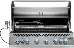 Napoleon 700-Series 44" BIG44 Edelstahl Einbaugrill Inkl. Drehspieß - Modell 2023 -Bbq Discounter Napoleon Einbaugrill BIG44 Rotisserie links