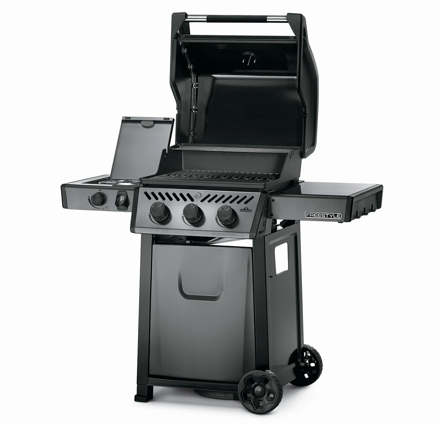 Napoleon Freestyle 365 Gasgrill, Graphit - Mit Seitenbrenner - Modell 2023 - X-DEAL Inkl. Abdeckhaube Und Gussplatte 5 Napoleon Freestyle 365 Gasgrill, Graphit - Mit Seitenbrenner - Modell 2023 - X-DEAL Inkl. Abdeckhaube Und Gussplatte – Bild 5