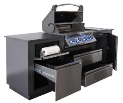 Napoleon Outdoor Küche Oasis Compact 105 Mit Prestige 500 Einbaugrill Und Einbau Sizzle Zone - Inkl. Arbeitsplatte Aus Feinsteinzeug -Bbq Discounter Napoleon Oasis Compact P500 Kuechenrollenhalter Muelleimerschrank 3 1678963773