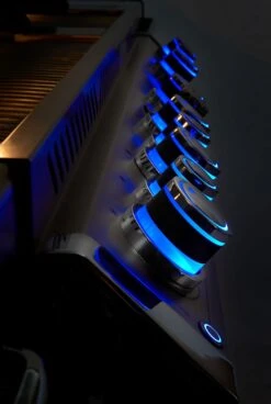 Napoleon Luxus Outdoor Küche Oasis 400 Mit Prestige Pro 825 Edelstahl Einbaugrill Ohne Vordefinierte Arbeitsplatte -Bbq Discounter Napoleon PRestige PRO825 SafeytGlow Drehregler