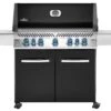 Napoleon Prestige 665 Gasgrill, Schwarz - Mit Safety Glow - Modell 2023 - SMART Deal Inkl. Grillfürst Grill Control