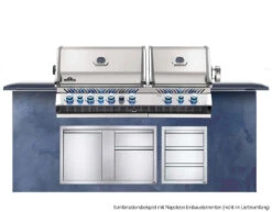 Napoleon Prestige Pro 825-3 Edelstahl Einbaugrill Gas - Inkl. Drehspieß - Modell 2023 21 Napoleon Prestige Pro 825-3 Edelstahl Einbaugrill Gas - Inkl. Drehspieß - Modell 2023 -Bbq Discounter Napoleon Prestige PRO 825 in Outdoor Kueche Beispiel