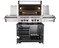 Napoleon Prestige Pro 500-3 Edelstahl Gasgrill Inkl. Drehspieß - Modell 2023 - SMART Deal Inkl. Grillfürst Grill Control -Bbq Discounter Napoleon Prestige Pro 500 offen 02