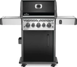 Napoleon Rogue SE 425 Gasgrill, Schwarz Mit Gussrosten - Hero Modell 2023 Inkl. Drehspieß - SMART Deal Inkl. Grillfürst Grill Control