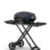 Napoleon Phantom TravelQ PRO285X Kompakt Gasgrill, Mattschwarz - Mit Klappbarem Wagen Inkl. Warmhalterost - Modell 2023