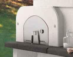 Palazzetti Grillkamin Bastia Mit Pizzaofen Inkl. Montagematerial -Bbq Discounter Palazzetti Grillkamin Bastia Backofen Edelstahl