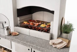 Palazzetti Grillkamin New Zealand 2 Mit Pizzaofen Inkl. Montagematerial -Bbq Discounter Palazzetti Grillkamin New Zealand Feuerraum