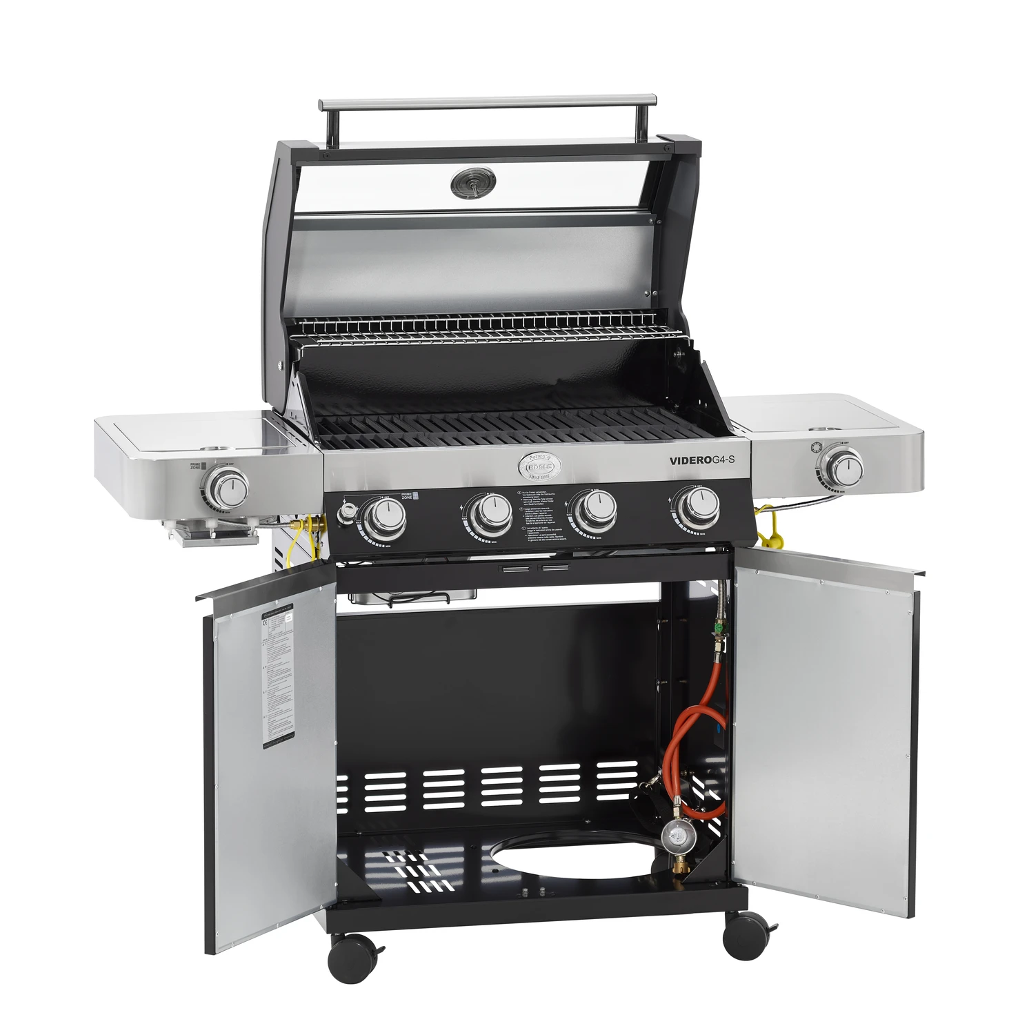Rösle Gasgrill Videro G4-S VARIO+ Schwarz - Modell 2023 - SMART Deal Inkl. Grillfürst Grill Control + Abdeckhaube Und Grillplatte 7 Rösle Gasgrill Videro G4-S VARIO+ Schwarz - Modell 2023 - SMART Deal Inkl. Grillfürst Grill Control + Abdeckhaube Und Grillplatte – Bild 7