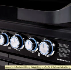 Rösle Gasgrill Magnum PRO G3 - Modell 2023 -Bbq Discounter Roesle Magnum Pro Drehregler Beispiel G4 S