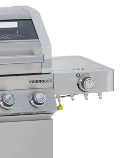 Rösle Edelstahl Gasgrill Videro G6-S VARIO+ - Limited Edition Modell 2023 - X-DEAL Inkl. Abdeckhaube, Grillplatte Und Drehspieß -Bbq Discounter Roesle Videro 25528 G6 S Edelstahl Seitenkocher abklappbar