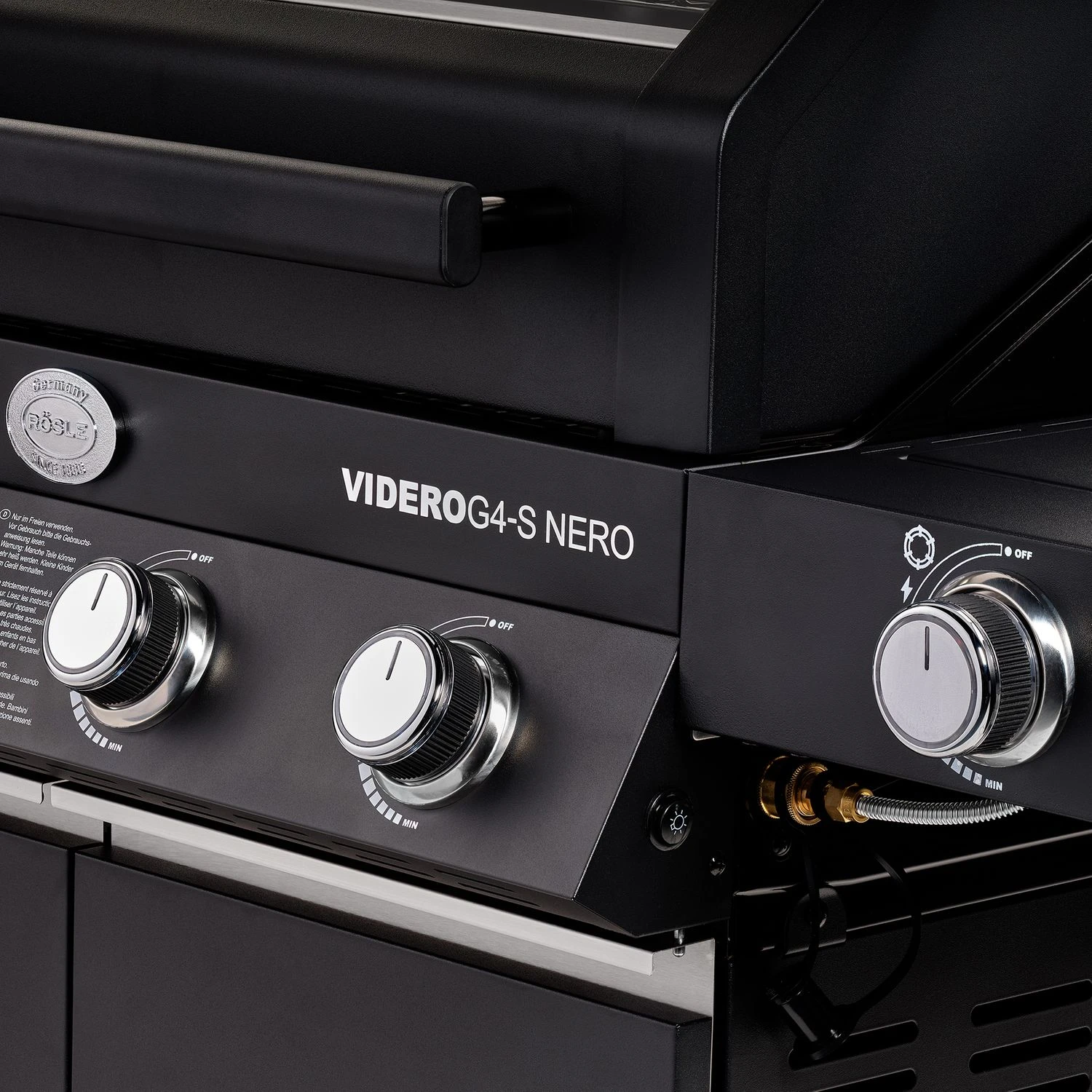 Rösle Gasgrill BBQ-Station Videro G4-S Vario+ Nero Schwarz - Modell 2023 - SMART Deal Inkl. Grillfürst Grill Control 9 Rösle Gasgrill BBQ-Station Videro G4-S Vario+ Nero Schwarz - Modell 2023 - SMART Deal Inkl. Grillfürst Grill Control – Bild 9