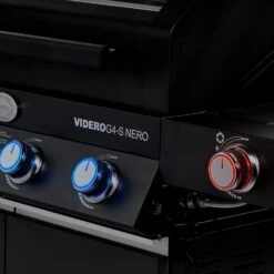Rösle Gasgrill Videro G4-S Vario+ Nero Matt-schwarz - Modell 2023 -Bbq Discounter Roesle Videro G4 S Vario NERO matt schwarz beleuchtet