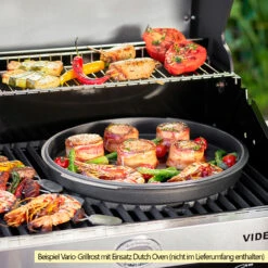 Rösle Gasgrill Videro G6-S VARIO+ Schwarz - Modell 2023 - X-DEAL Inkl. Abdeckhaube, Grillplatte Und Drehspieß 37 Rösle Gasgrill Videro G6-S VARIO+ Schwarz - Modell 2023 - X-DEAL Inkl. Abdeckhaube, Grillplatte Und Drehspieß -Bbq Discounter Roesle Videro Gasgrill Vario Grillrost Mood