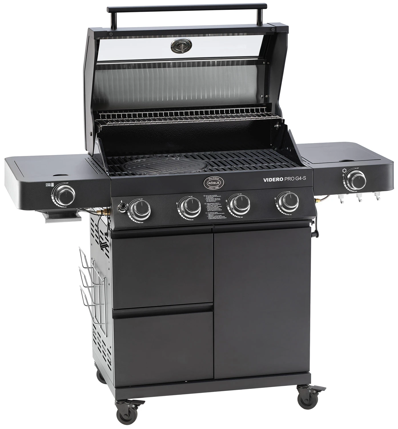 Rösle Gasgrill Videro Pro G4-S Vario+ Mattschwarz - Modell 2023 1 Rösle Gasgrill Videro Pro G4-S Vario+ Mattschwarz - Modell 2023